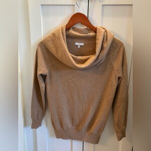 Gap Beige Cowl Neck Rabbit Hair Sweater Size XS